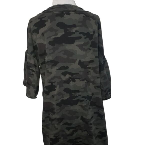 Sanctuary Oversized Camo army print lace up dress Medium - Picture 7 of 8